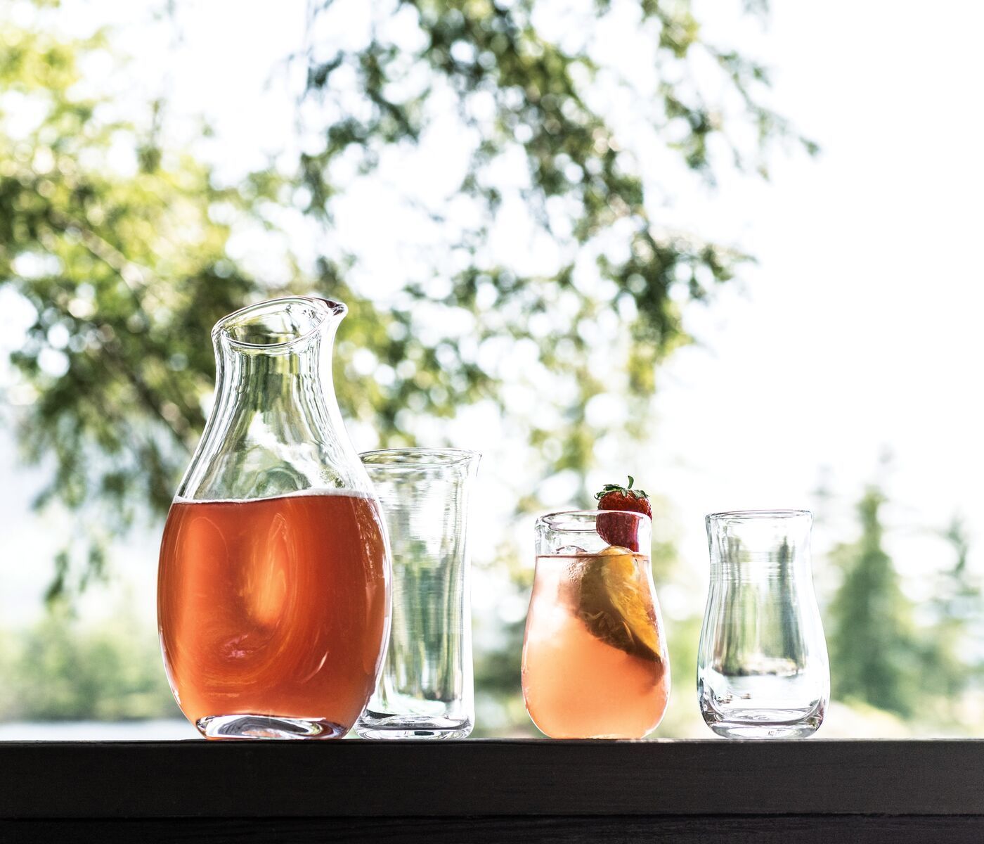 Simon Pearce Cloud Carafe