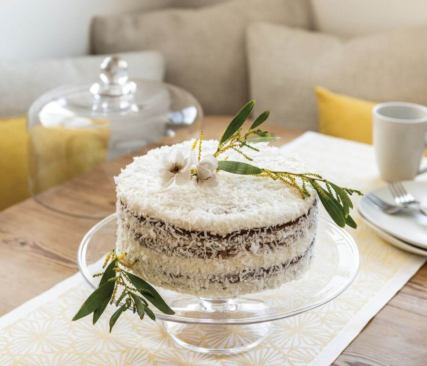 Simon Pearce Hartland Cakeplate & Dome, Large