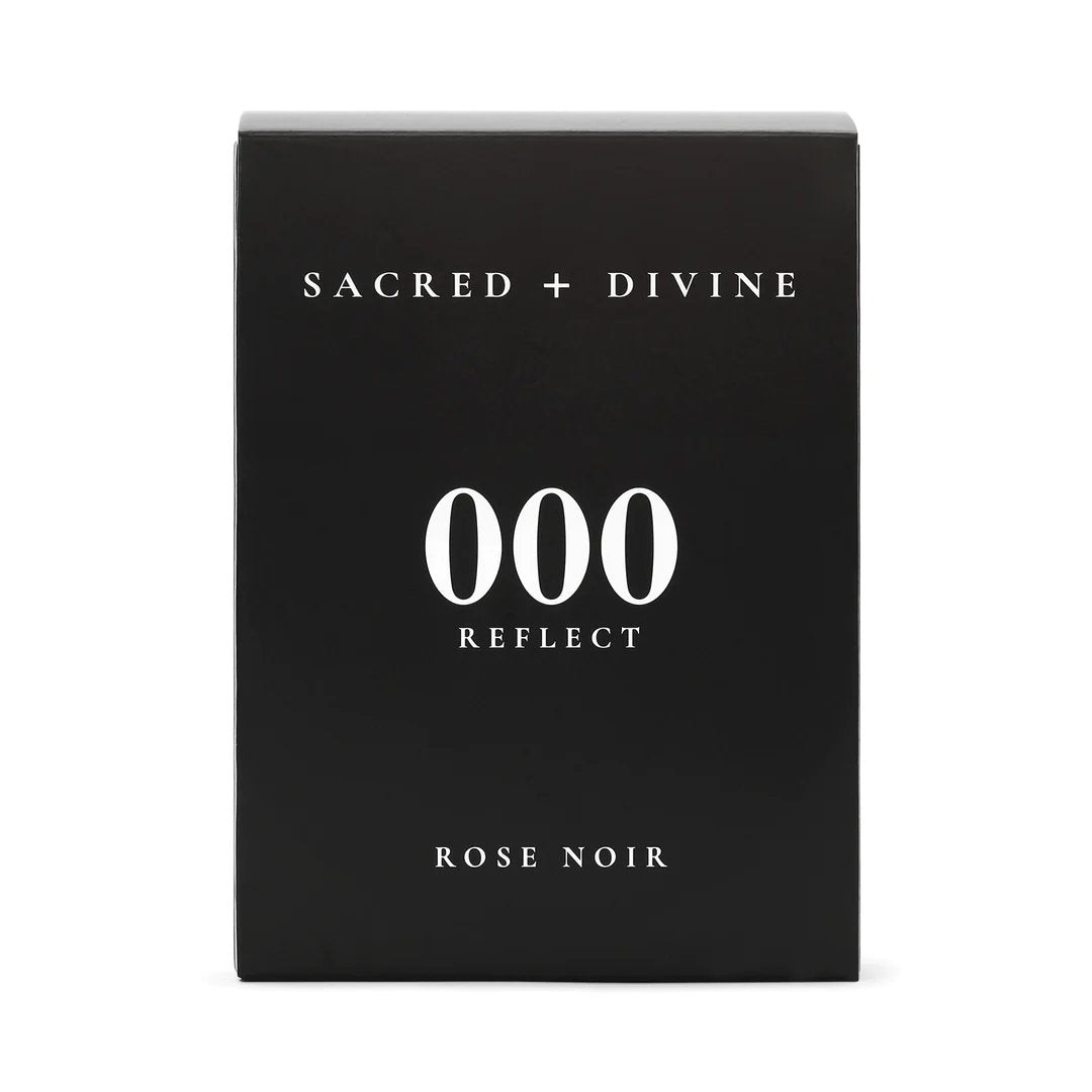 Sacred + Divine Candle • 000 / REFLECT / ROSE NOIR