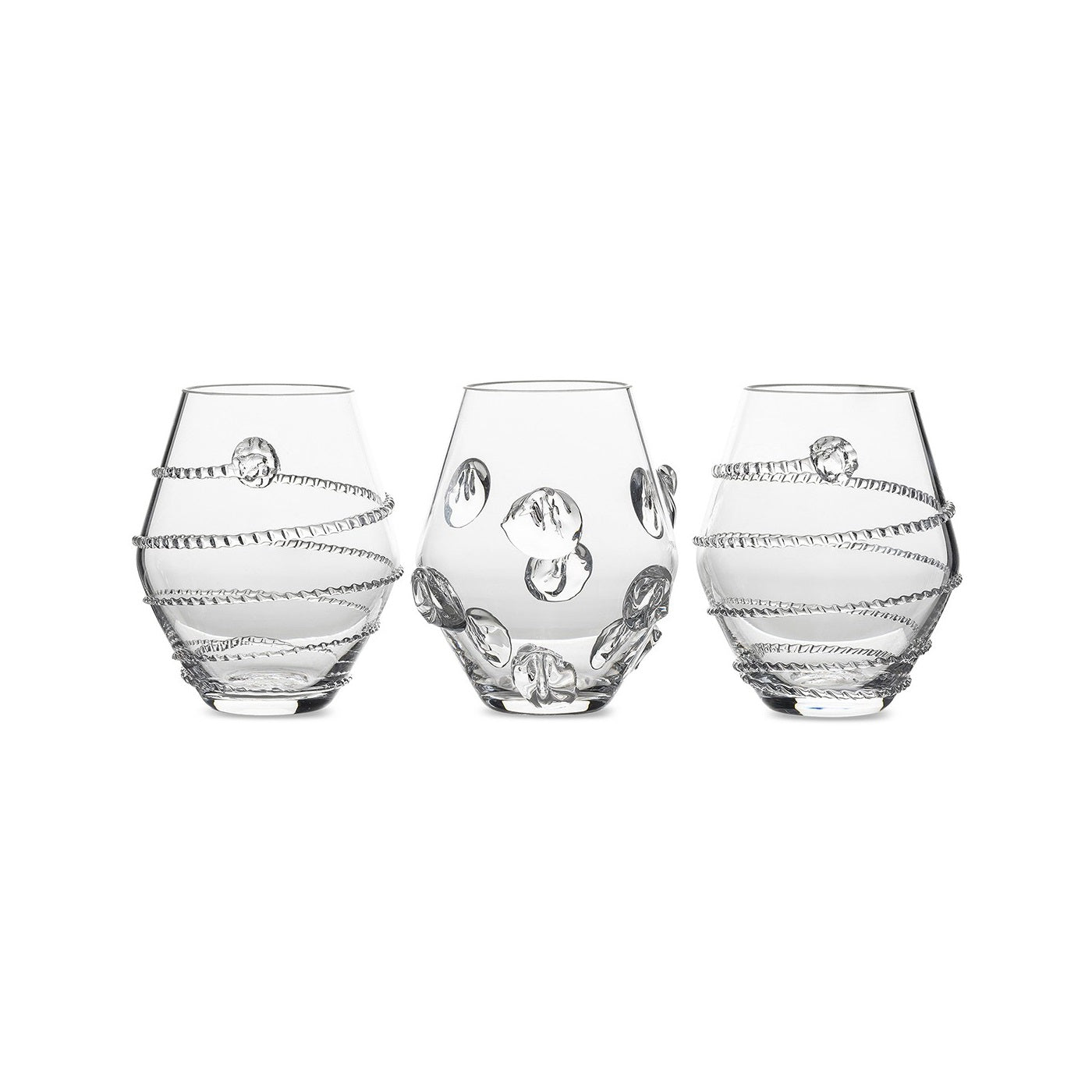 Juliska Mini Clear Vases Trio (Set #1)