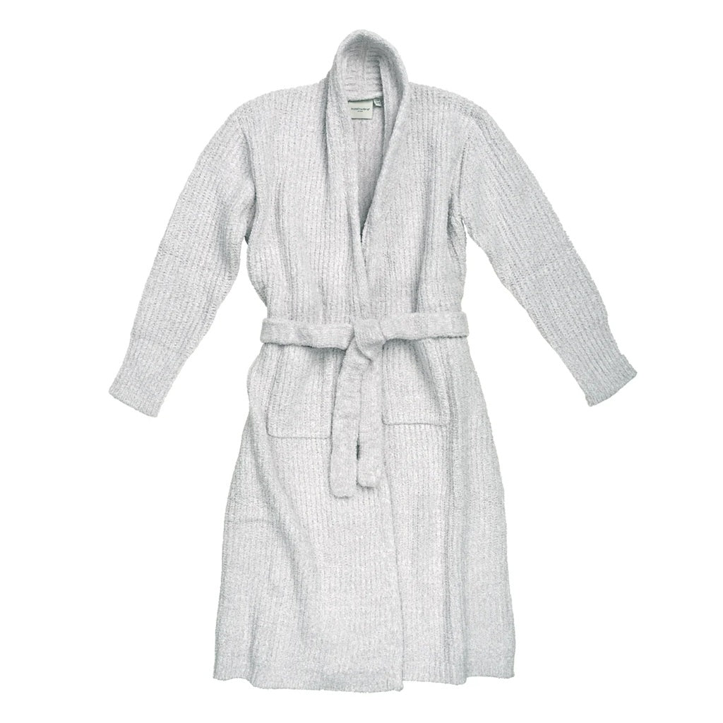 Kashwére Ojai Ribbed Heathered Adult Robe - Chenilla Classic™