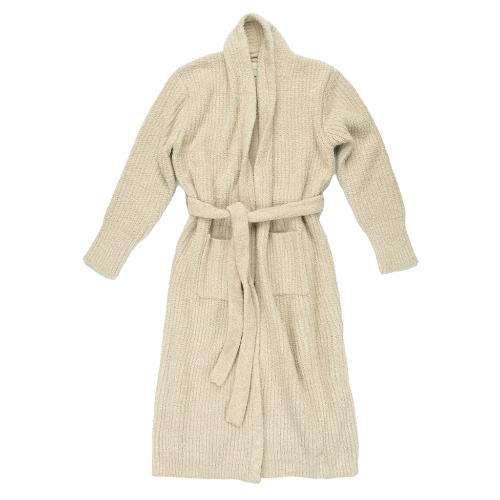 Kashwére Ojai Ribbed Heathered Adult Robe - Chenilla Classic™
