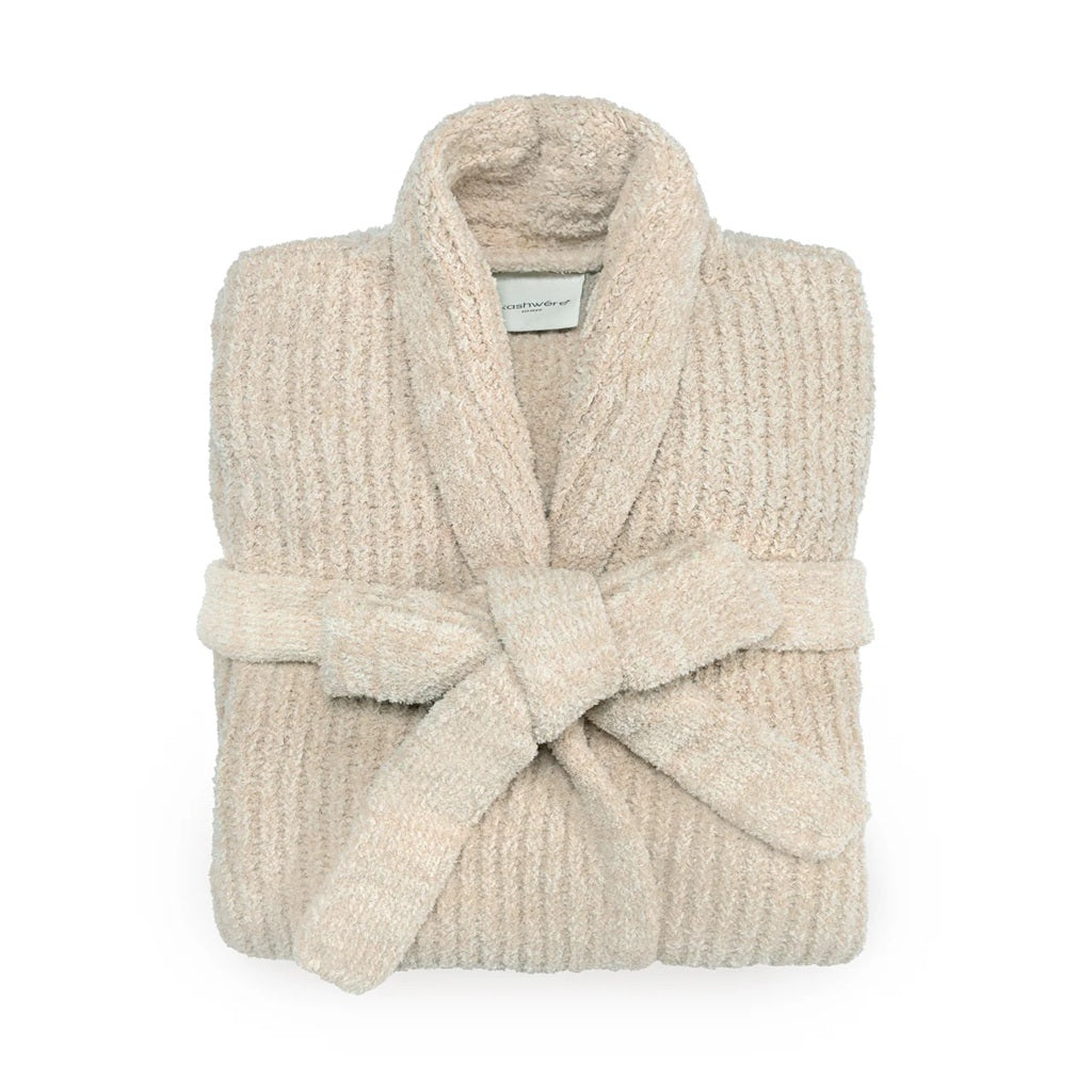 Kashwére Ojai Ribbed Heathered Adult Robe - Chenilla Classic™