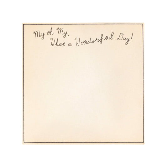 Sugarboo What a Wonderful Day Notepad