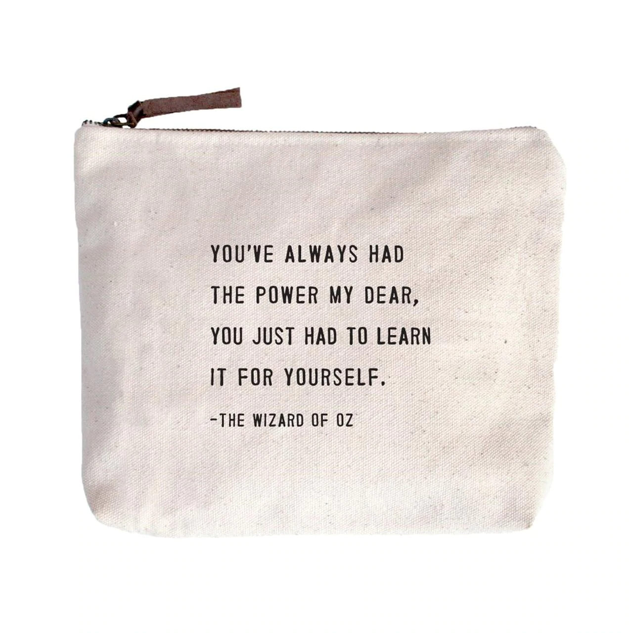 Sugarboo Canvas Zip Bags - Choose from 14 different quotes