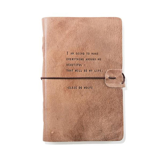 Sugarboo Artisan Leather Journal - Blush