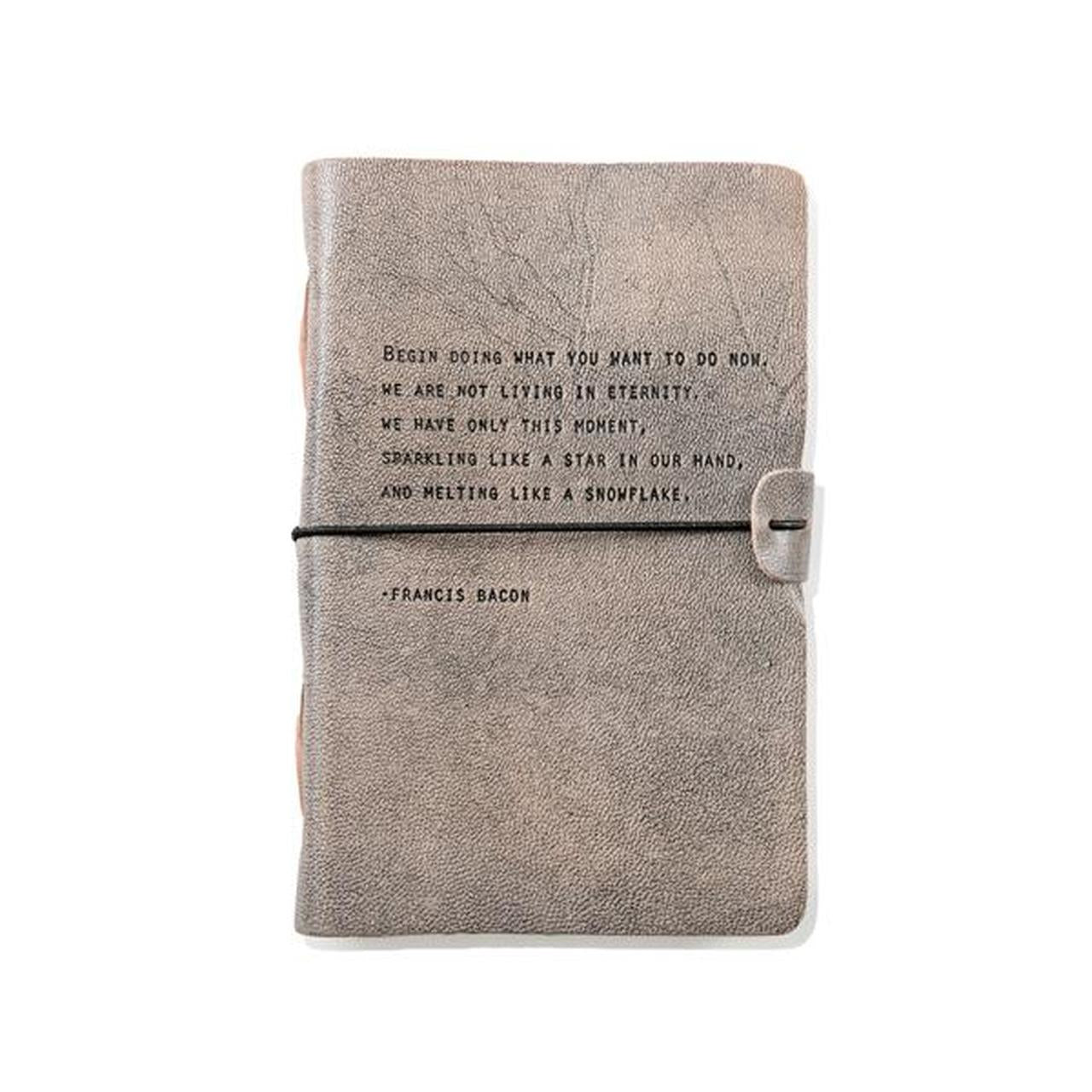 Sugarboo Artisan Leather Journal - Grey