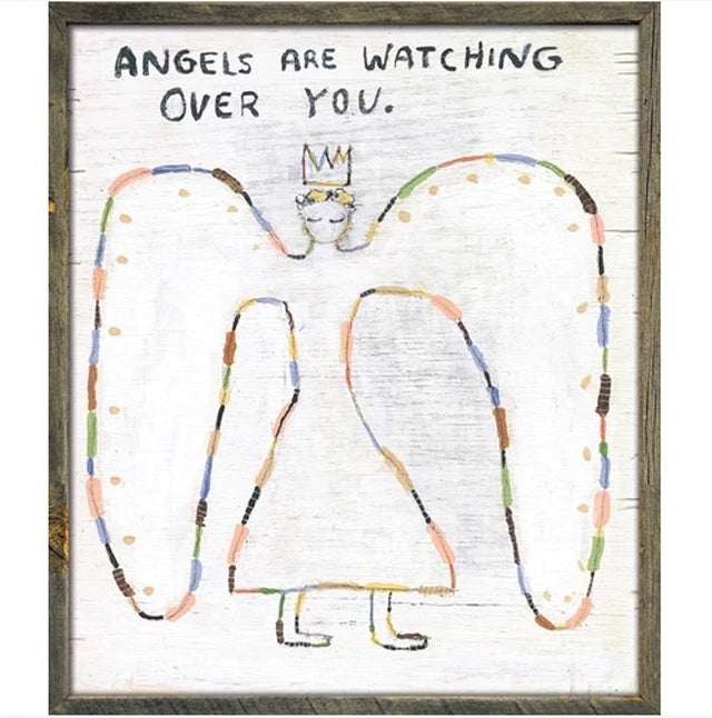 Angels Are Watching Art Print