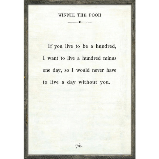 Sugarboo Winnie The Pooh - Book Collection Art Print