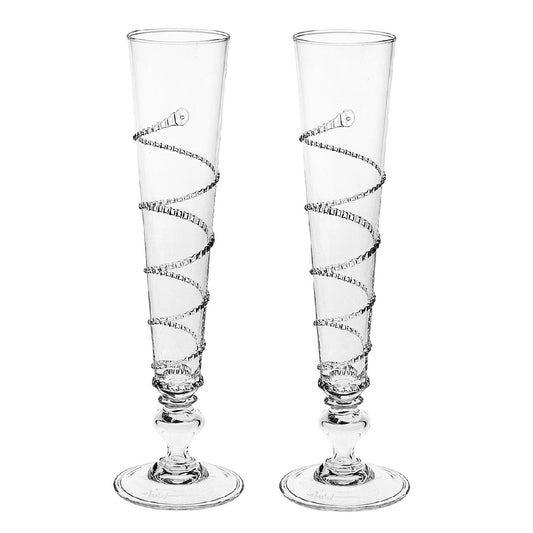 Juliska Amalia Champagne Flutes (Set of 2)