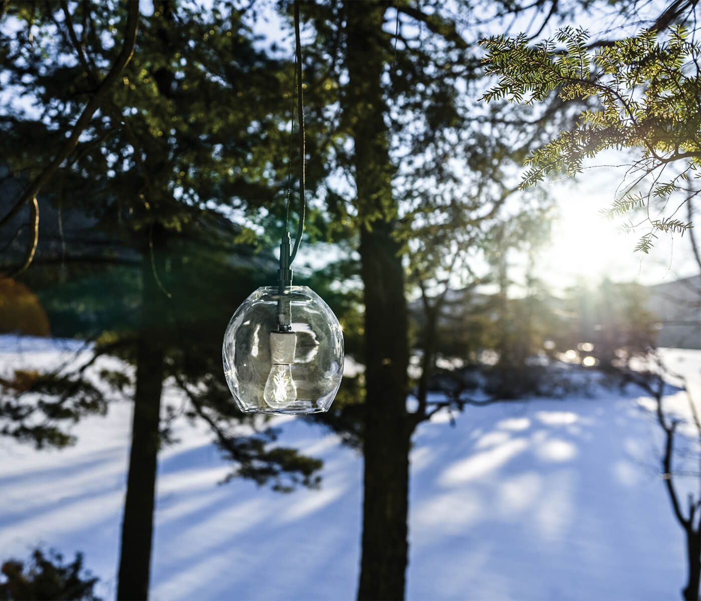 Simon Pearce Vine Globe Pendant