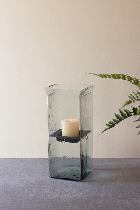 Kalalou Square Candle Hurricane \ Medium