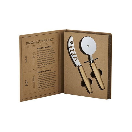 Cardboard Book Set - Pizza Cutter