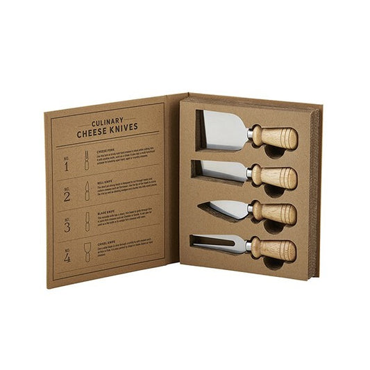 Cardboard Book Set - Cheese Knives