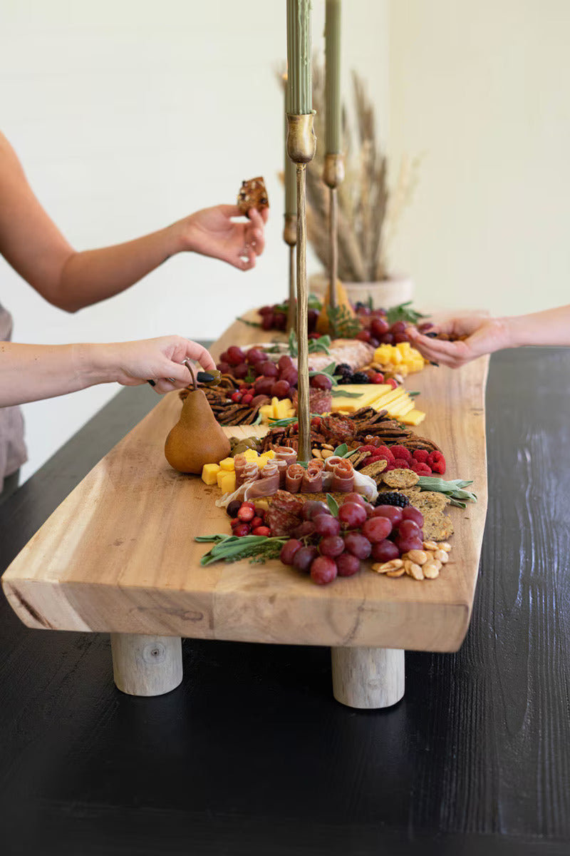 Kalalou Giant Acacia Wood Charcuterie Board