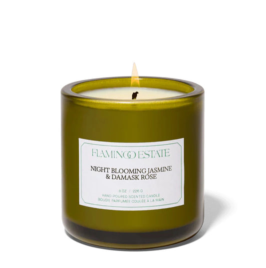 Flamingo Estate Night Blooming Jasmine & Damask Rose Candle