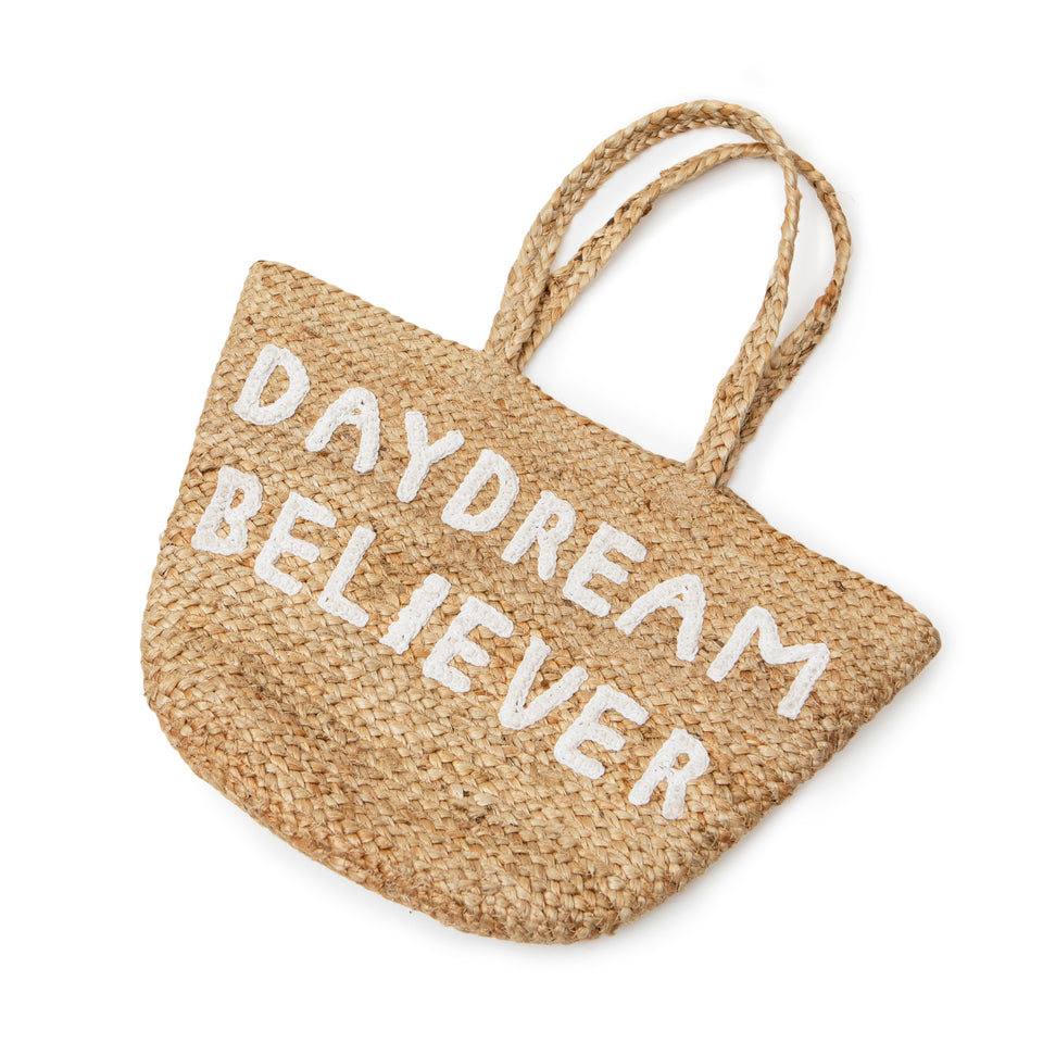 Jute Basket with Handles - Daydream Believer - Small