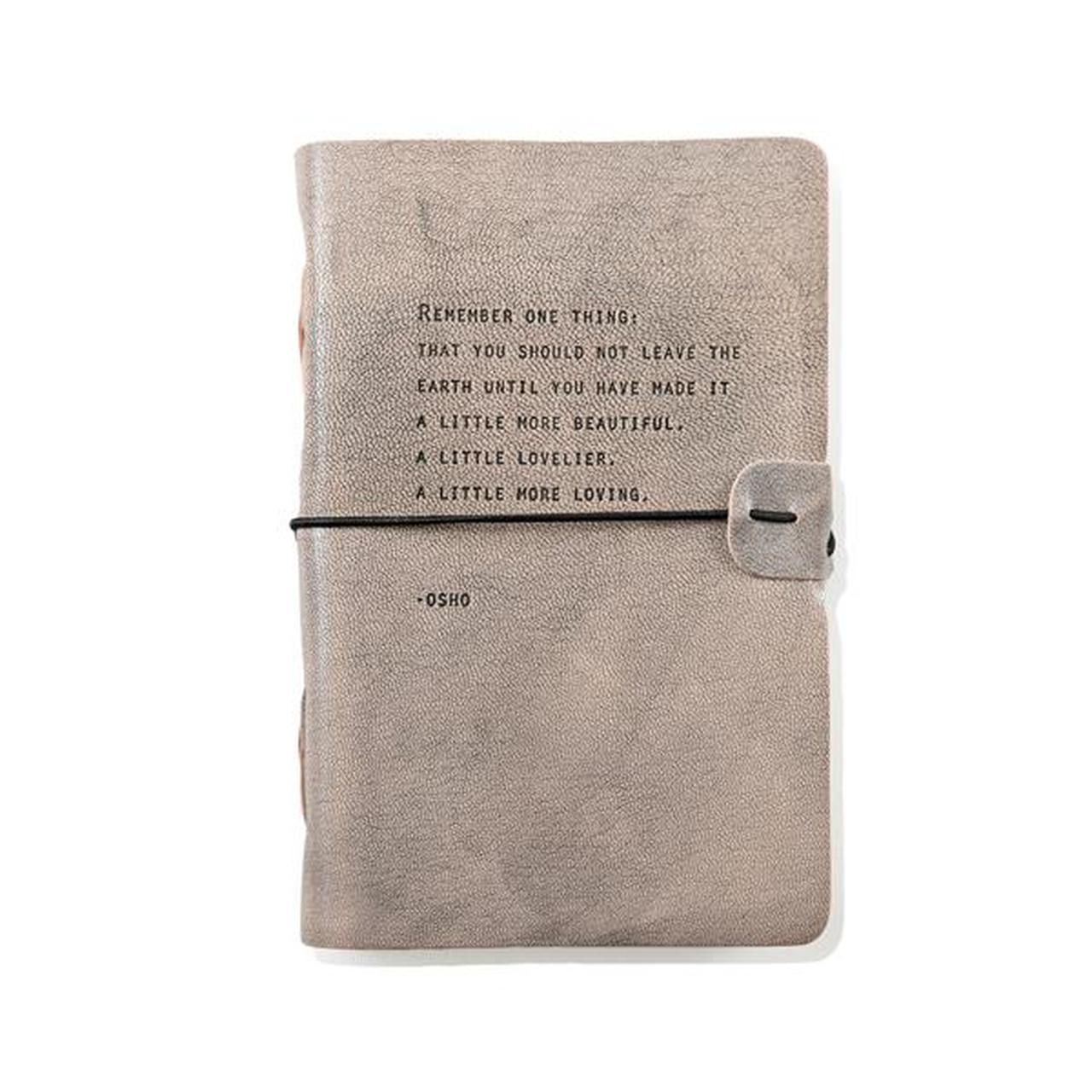 Sugarboo Artisan Leather Journal - Grey
