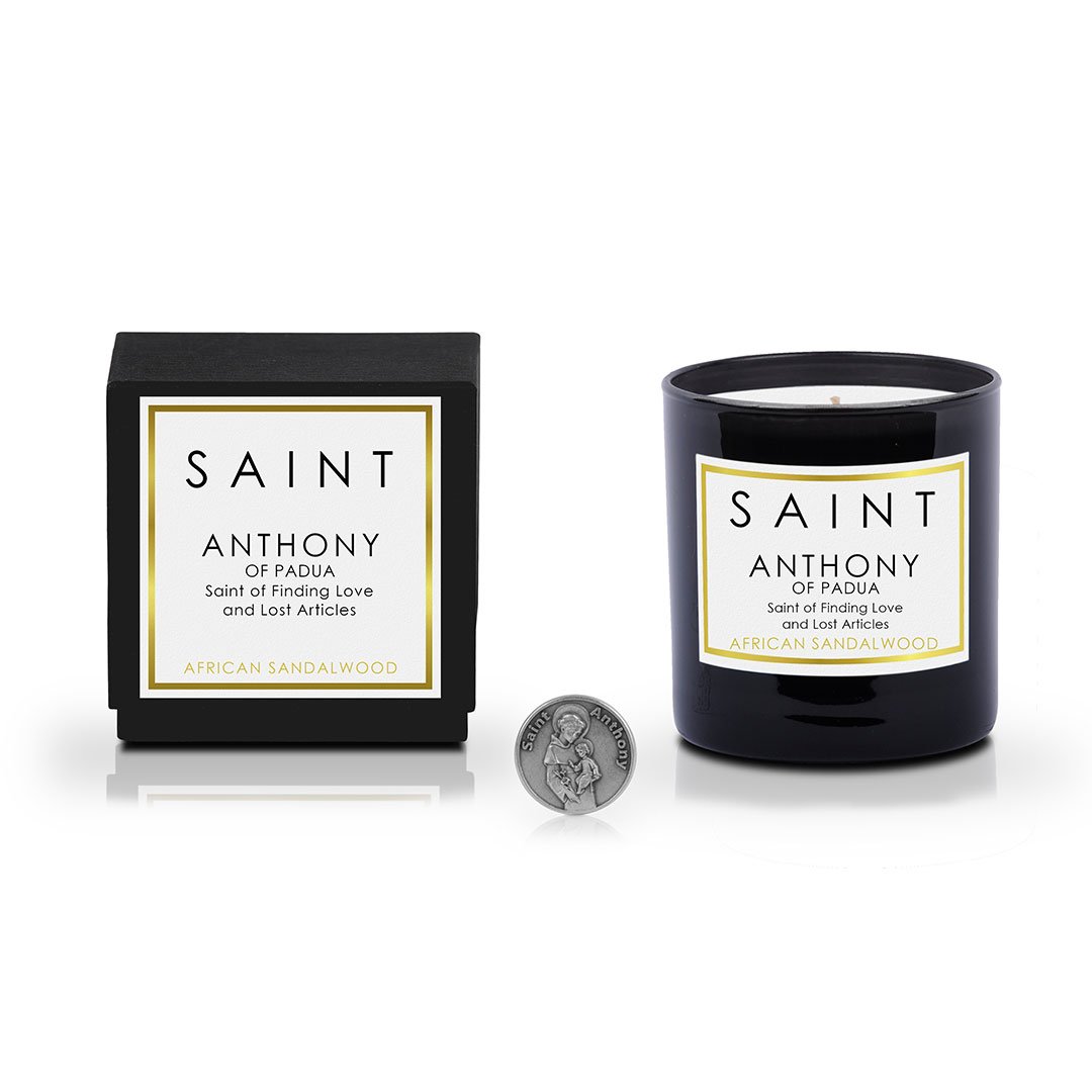 SAINT Candle • Anthony of Padua, Saint of Finding Love and Lost Articles