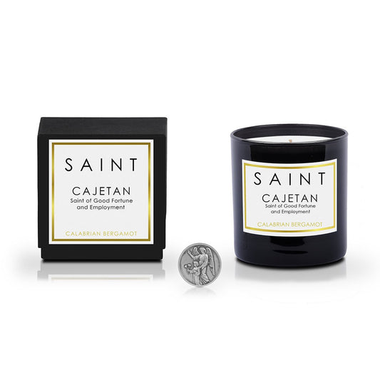 SAINT Candle • Cajetan, Saint of Good Fortune and Employment