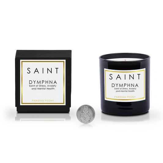 SAINT Candle • Dymphna, Saint of Stress, Anxiety and Mental Health