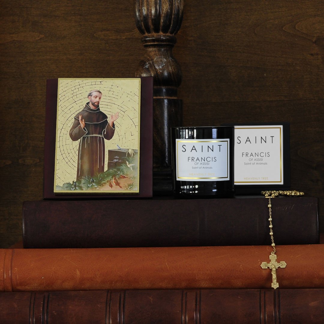 SAINT Candle • Francis of Assisi, Saint of Animals