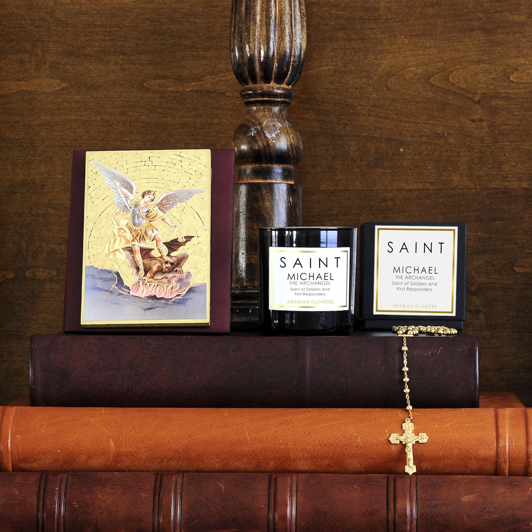 SAINT Candle • Michael the Archangel, Saint of Soldiers and First Responders