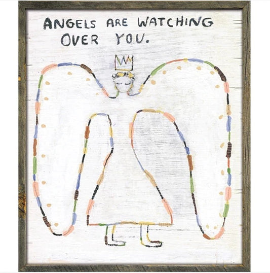 Angels Are Watching Art Print