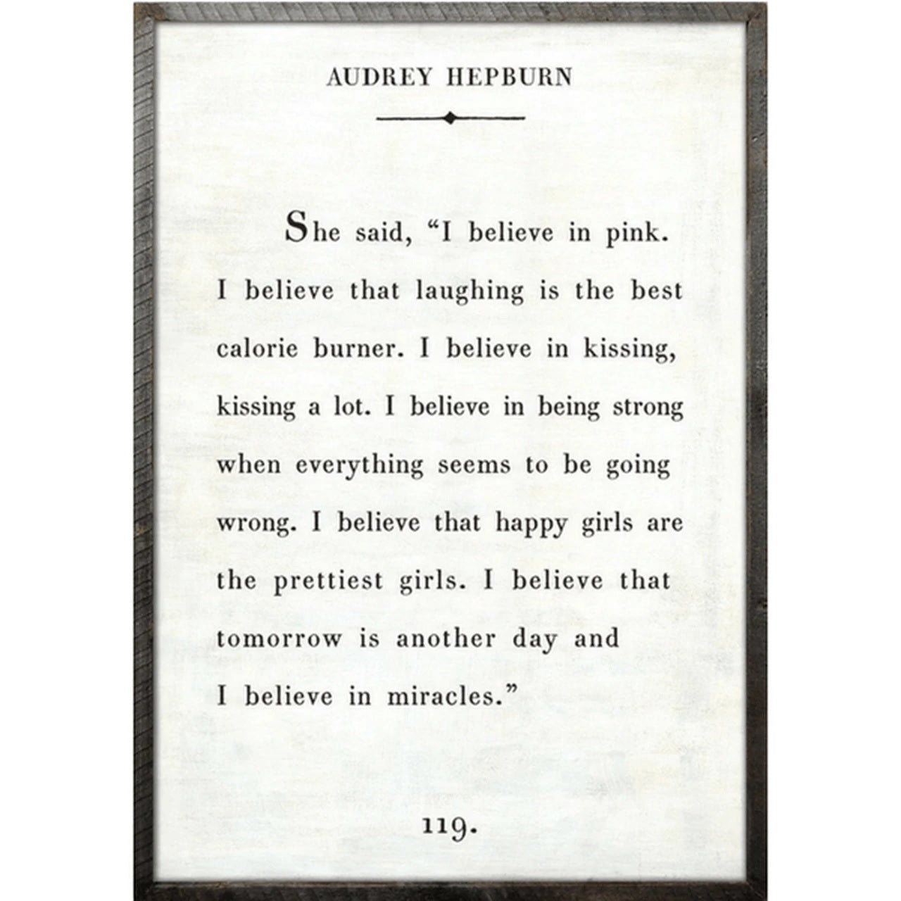 Sugarboo Audrey Hepburn - Book Collection Art Print
