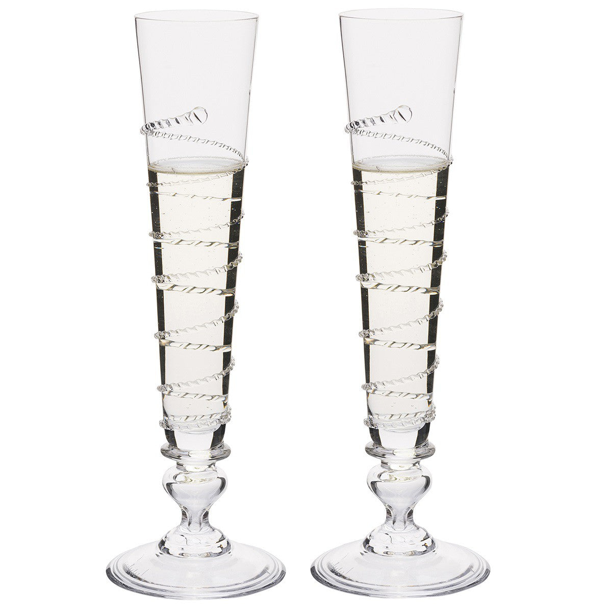 Pair of Amalia Champagne Flutes