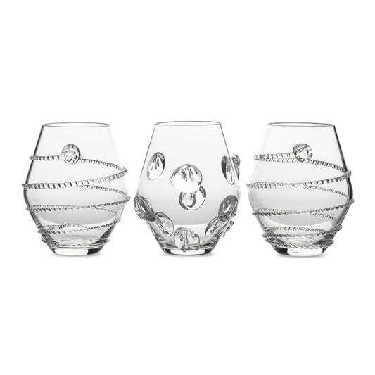 Assorted Mini Clear Vases (Set of 3)